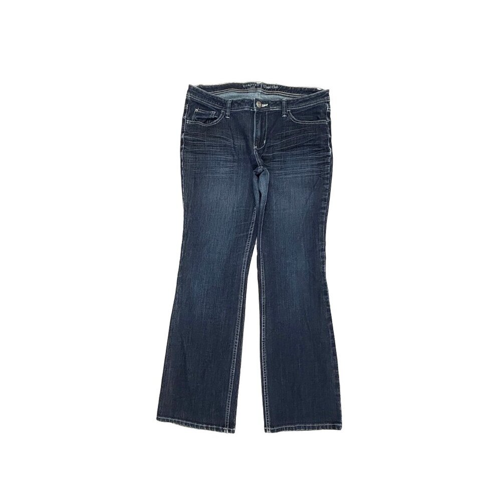 Lee Bootcut Women's size 12 Dark Wash Blue‎ Denim jeans